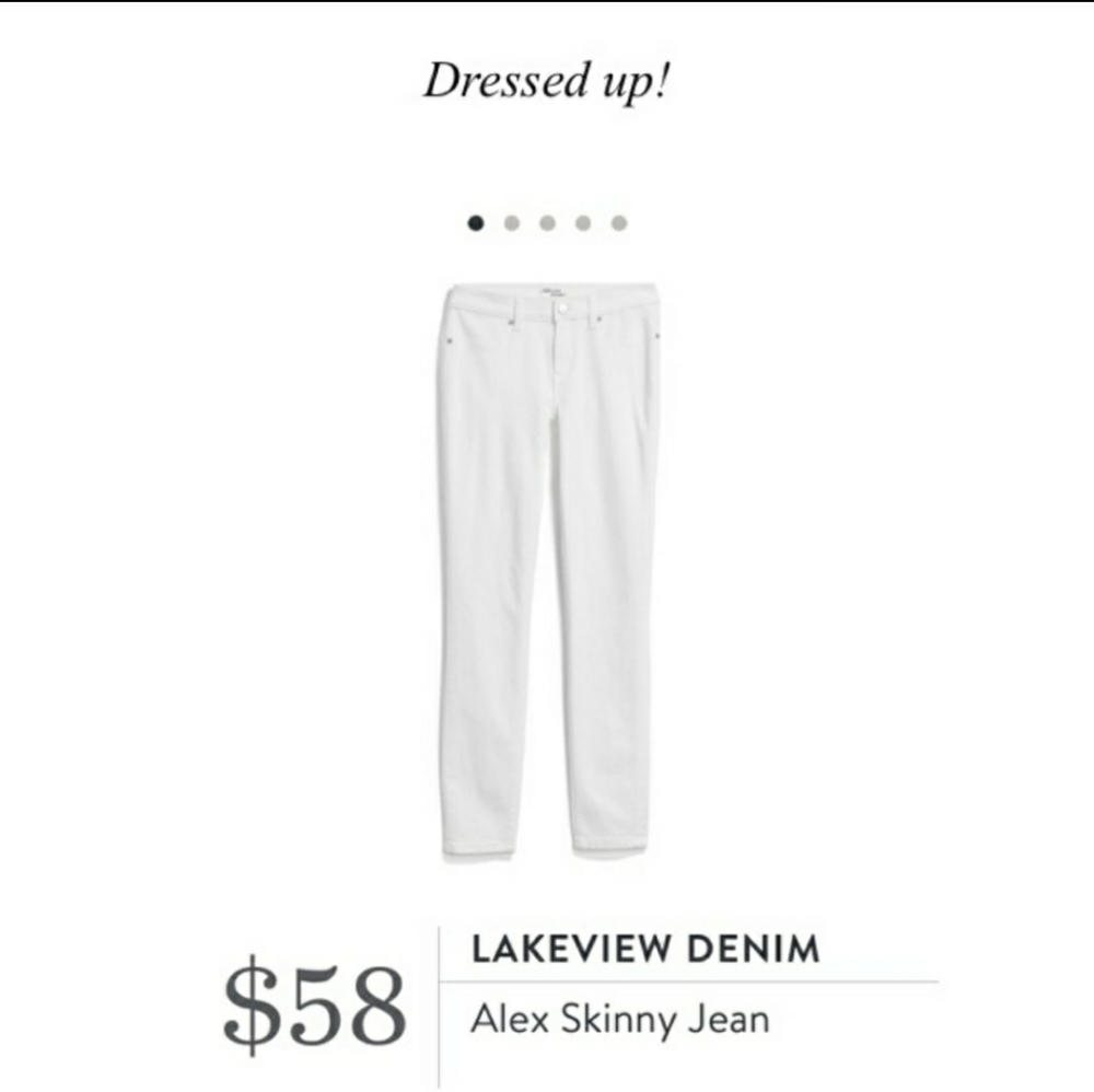 Stitch Fix NWT Lakeview Alex Skinny Jeans Size 33